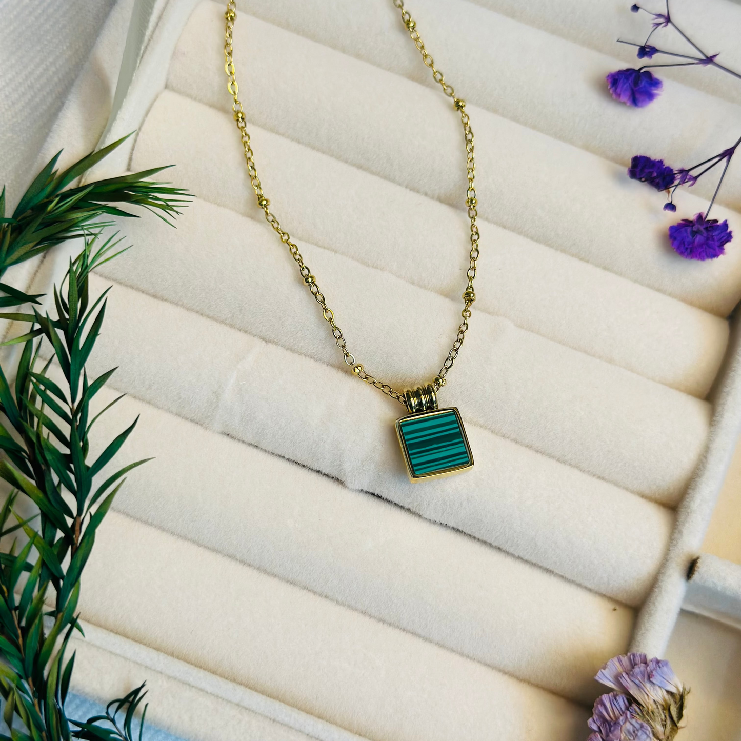 Heart of Emerald Necklace