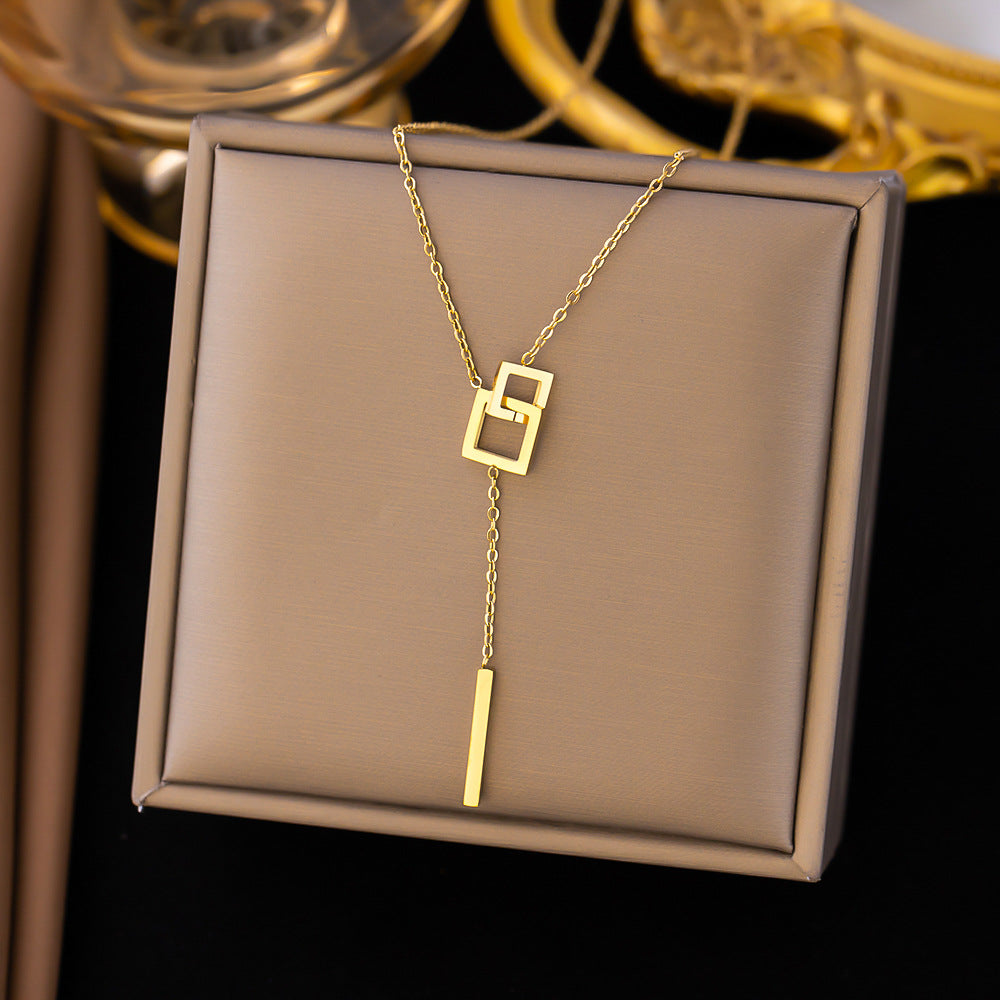 Square Link Necklace