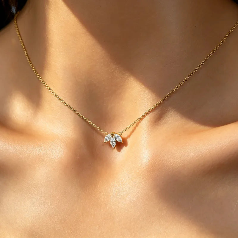 Leaf Drop Necklace