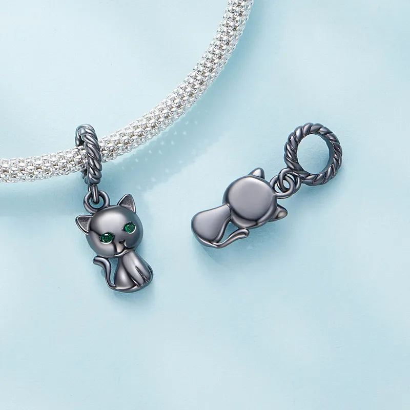 Purr Love Silver Charm