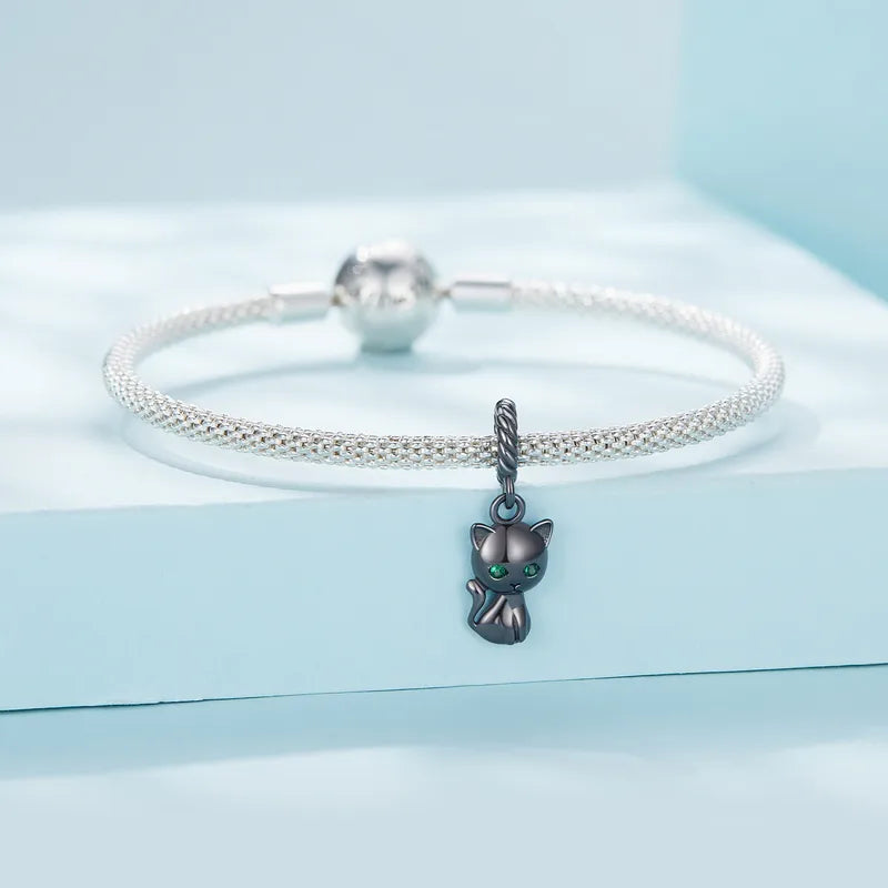 Purr Love Silver Charm