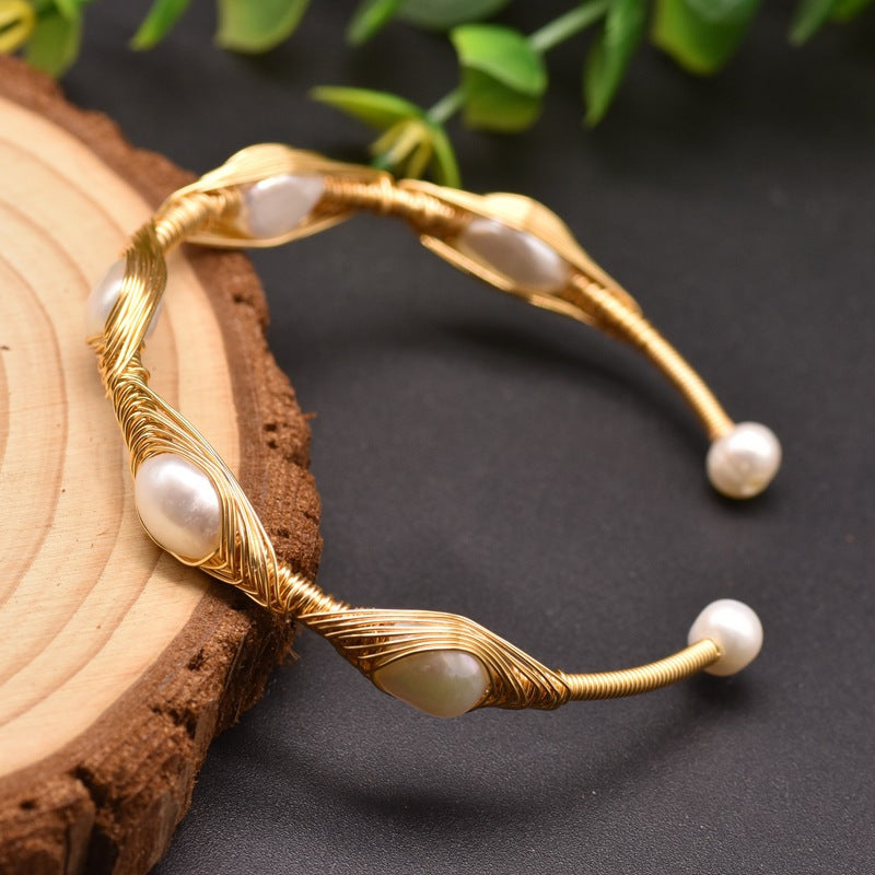 Pearl Eye Bracelet