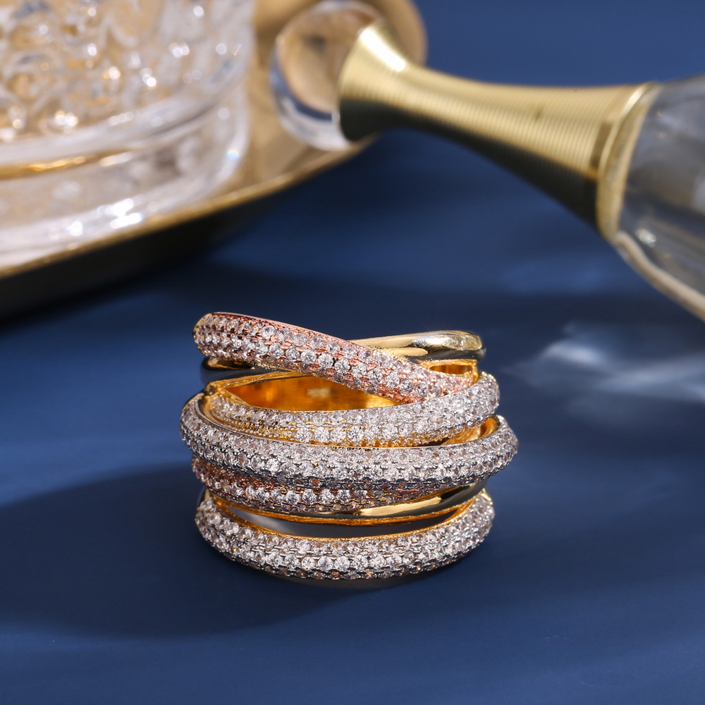 Layered Statement Ring