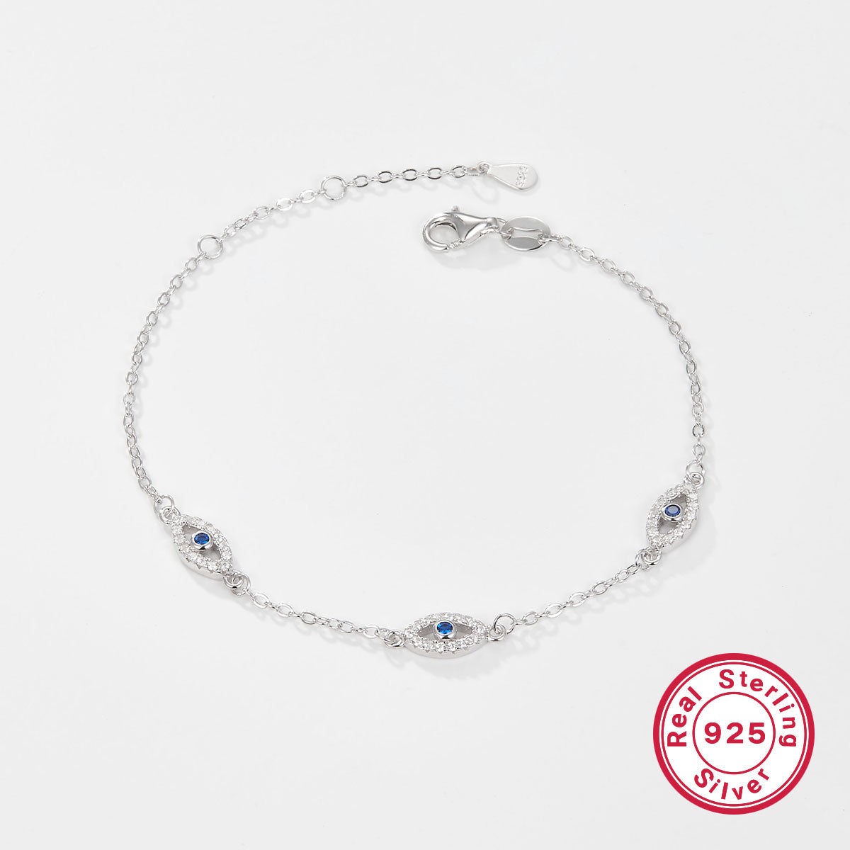 No Nazar Silver Bracelet