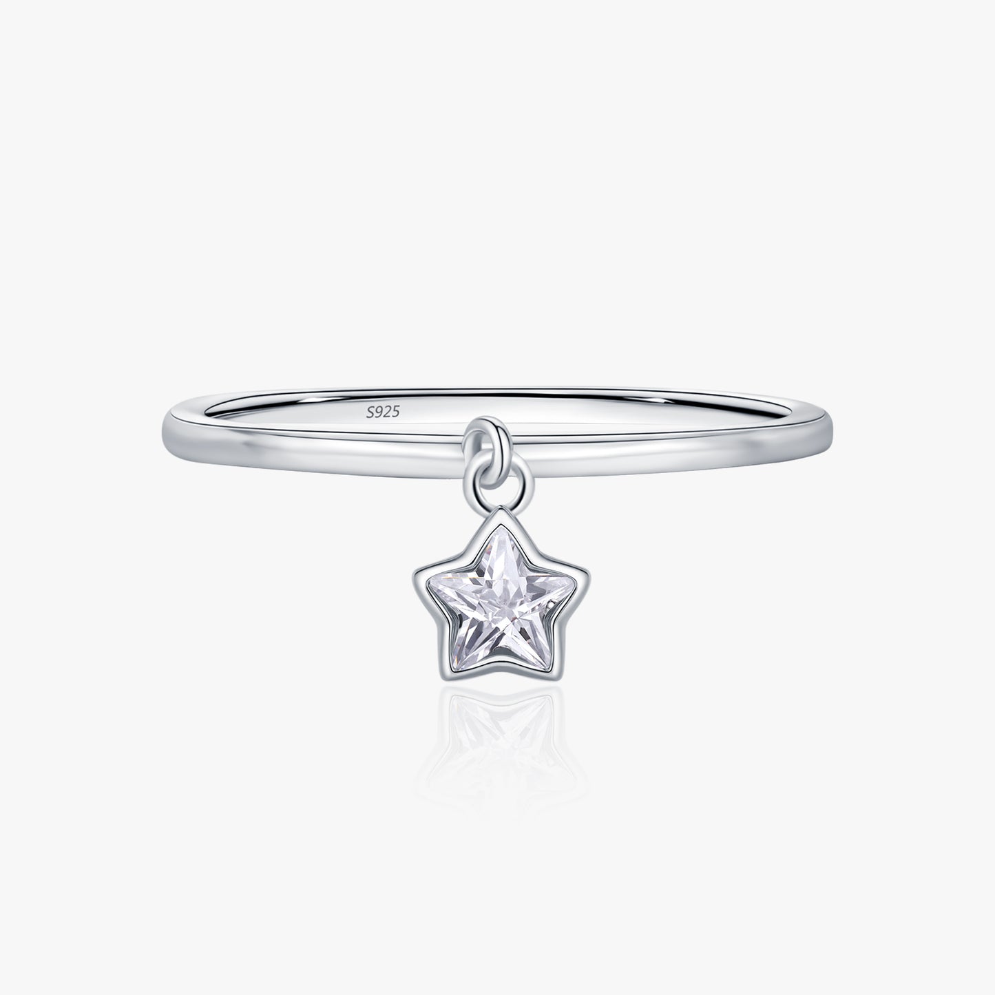 Star Charm Silver Ring