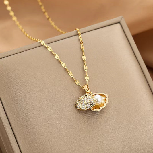 Sunset Shell Necklace