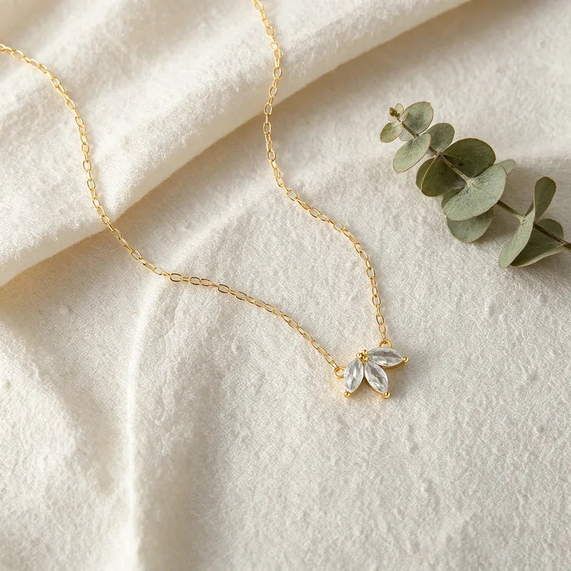 Leaf Drop Necklace