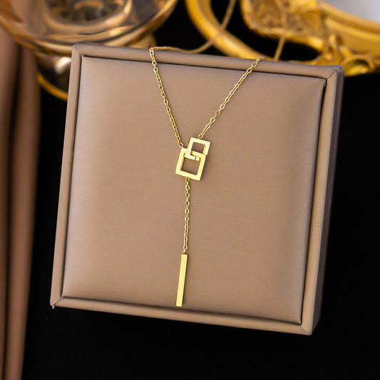 Square Link Necklace