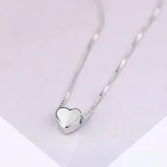 Silver Heart Anklet
