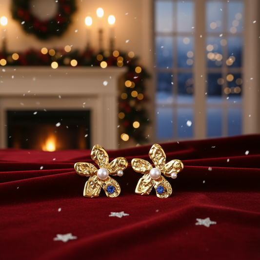 Blushing Pearl Studs