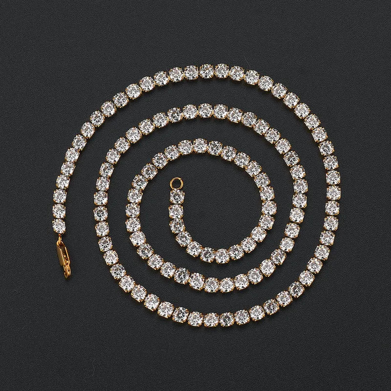 Zircon Cuban Hip Hop Necklace