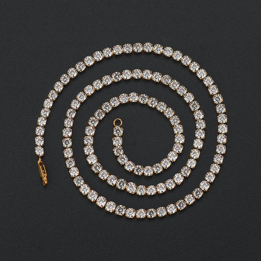 Zircon Cuban Hip Hop Necklace