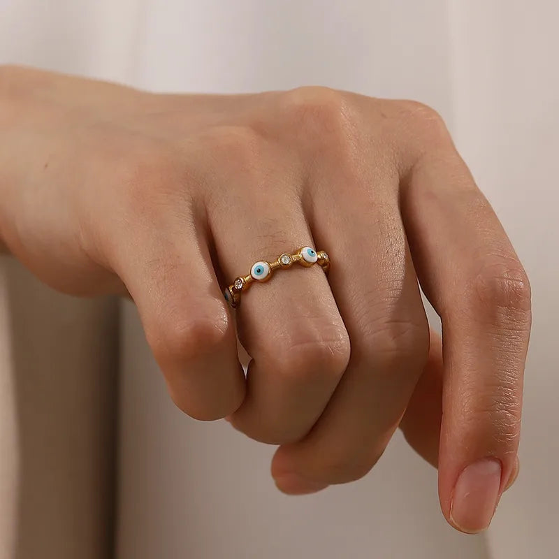 Little Evil Eye Ring