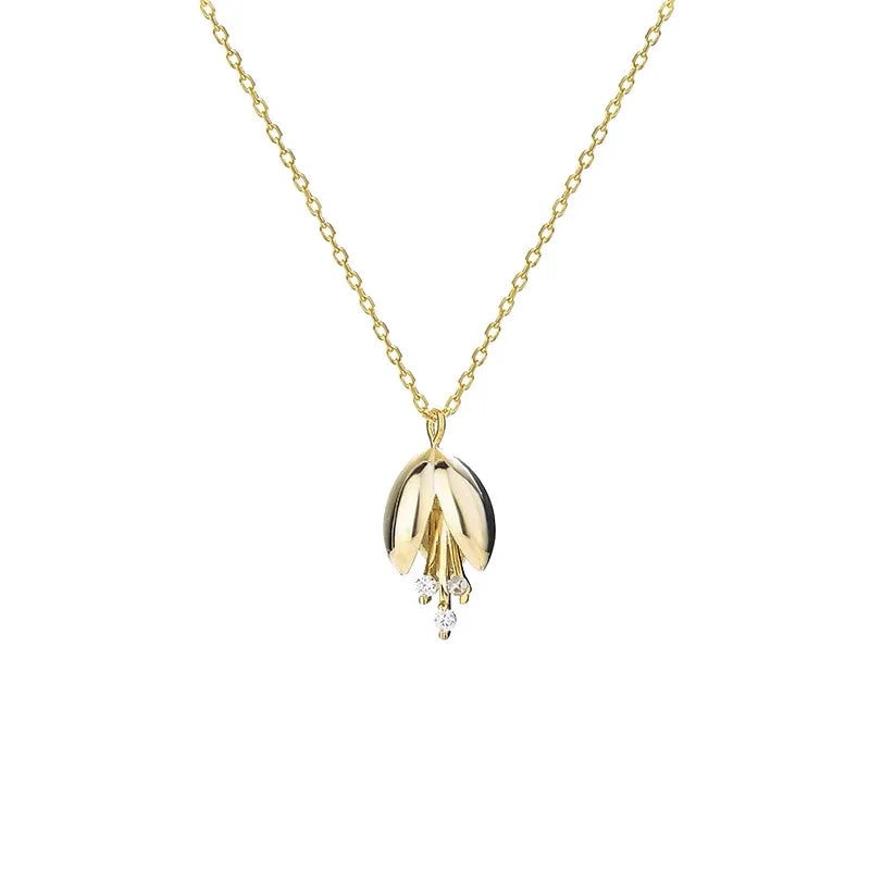 Lily Bud Necklace