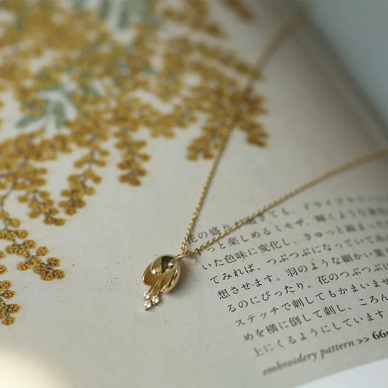 Lily Bud Necklace