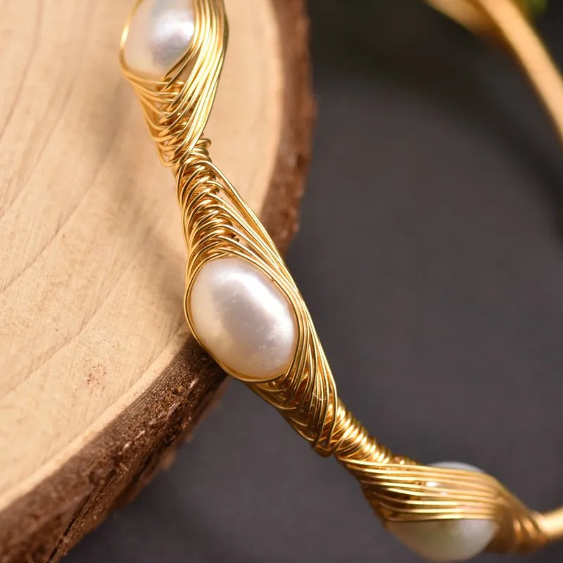 Pearl Eye Bracelet