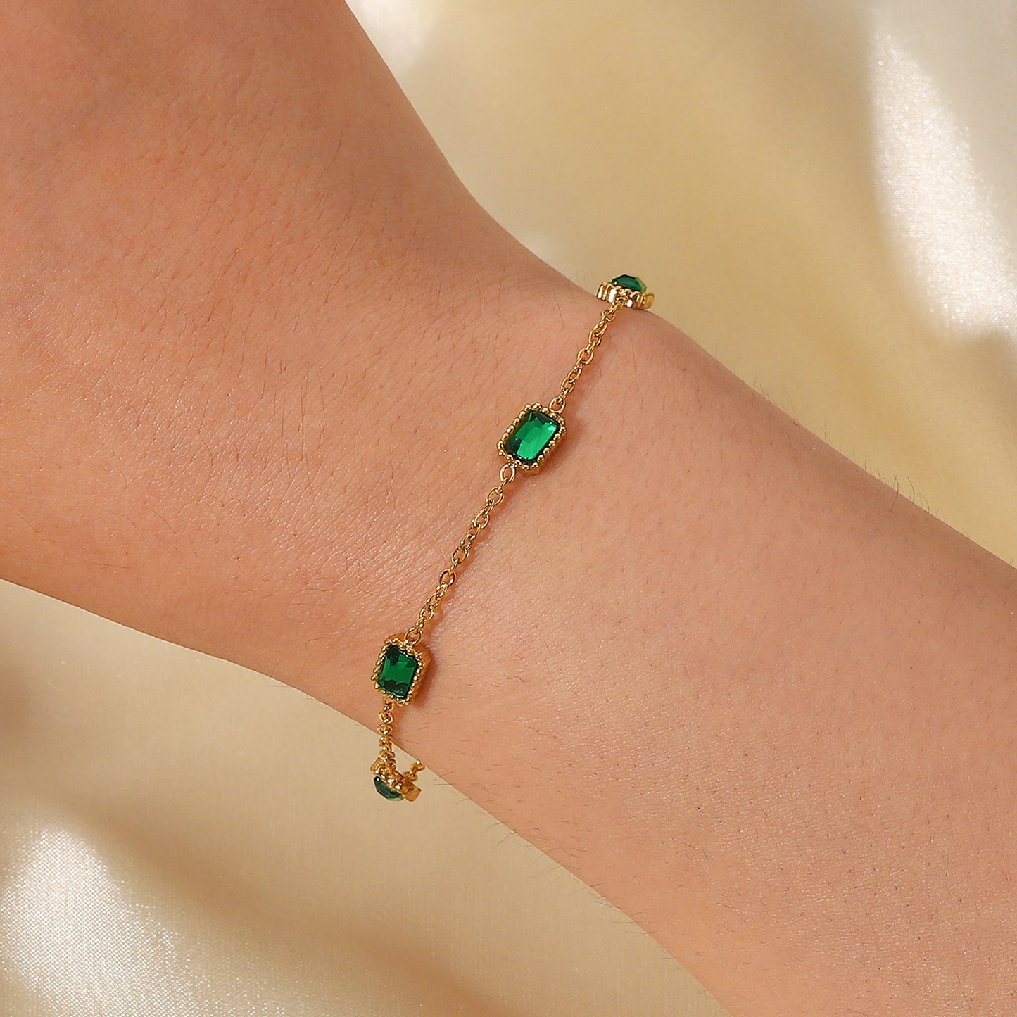 Sage Green Glow Bracelet